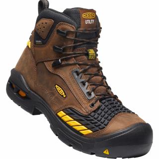 Keen Men's Troy 6 Inch Waterproof Boots with Carbon Fiber Toe