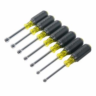 Nut Driver Set, Metric Nut Drivers, 3-Inch Shafts, 7-Piece