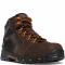 Danner Men's Vicious 4-1/2 Inch Work Boots with Composite Toe (Brown/Orange)