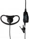 Kenwood KHS-27A Adjustable D-Ring Headset with In-Line Push-to-Talk Mic