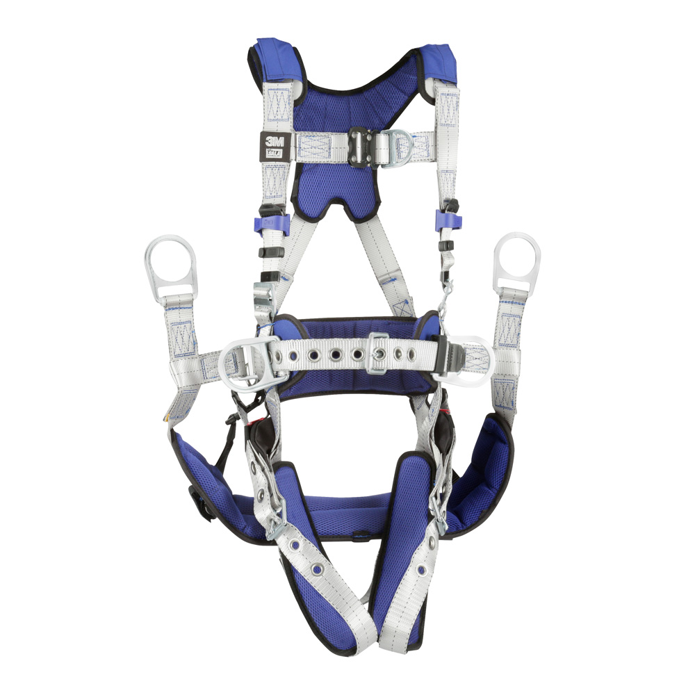 3M DBI-SALA ExoFit X100 Comfort Tower Climbing Harness with Tongue and Buckle from Columbia Safety