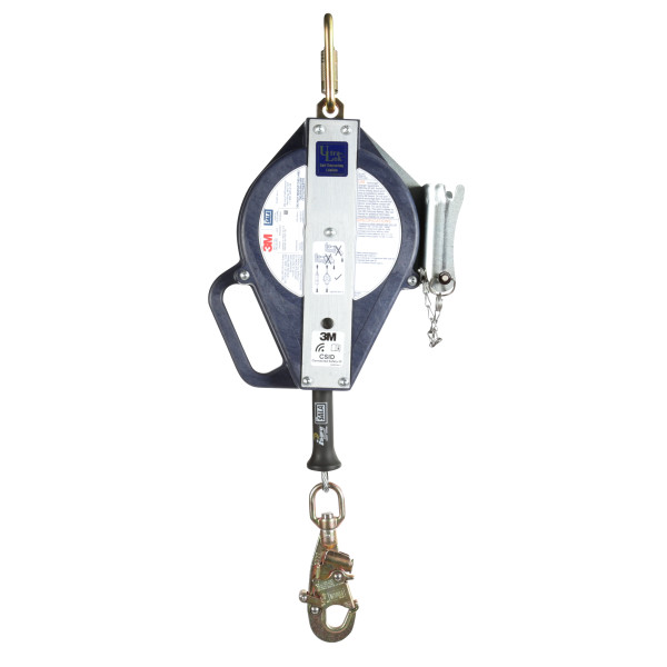 3M DBI-SALA Ultra-Lok 3-Way Retrieval Self-Retracting Lifeline with Bracket 3503886, Galvanized Cable, 50 ft from Columbia Safety