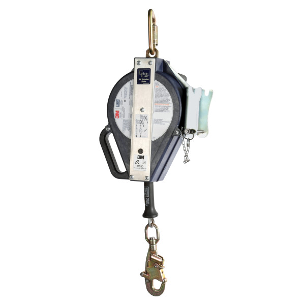 3M DBI-SALA Ultra-Lok 3-Way Retrieval Self-Retracting Lifeline with Bracket 3503886, Galvanized Cable, 50 ft from Columbia Safety