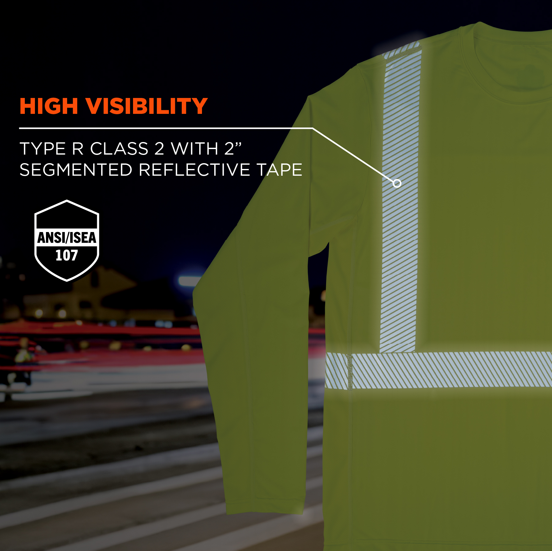 Ergodyne Chill-Its 6688 Cooling Hi-Vis Sun Shirt with UV Protection from Columbia Safety