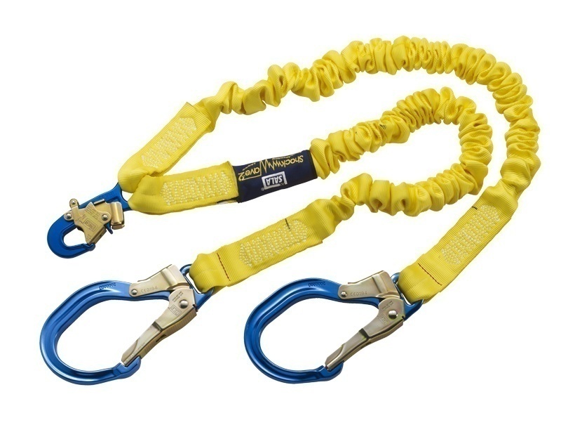 3M DBI Sala ShockWave2 Twin Leg Lanyard with Aluminum Connectors from Columbia Safety