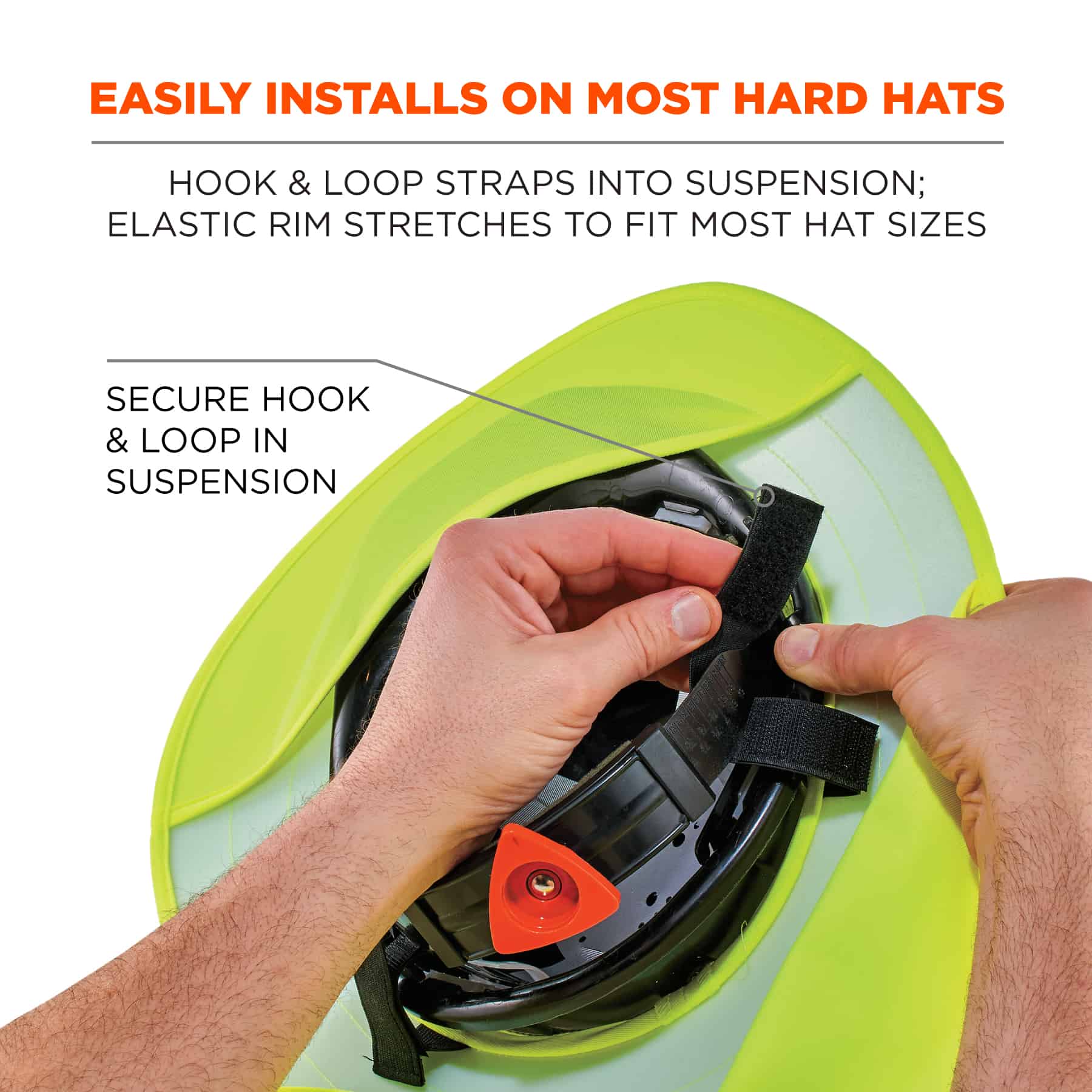 Ergodyne Chill-Its 6660 Hard Hat Brim with Neck Shade from Columbia Safety