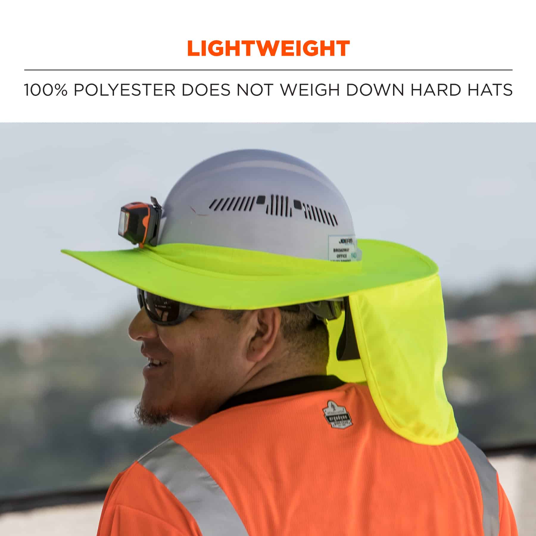 Ergodyne Chill-Its 6660 Hard Hat Brim with Neck Shade from Columbia Safety