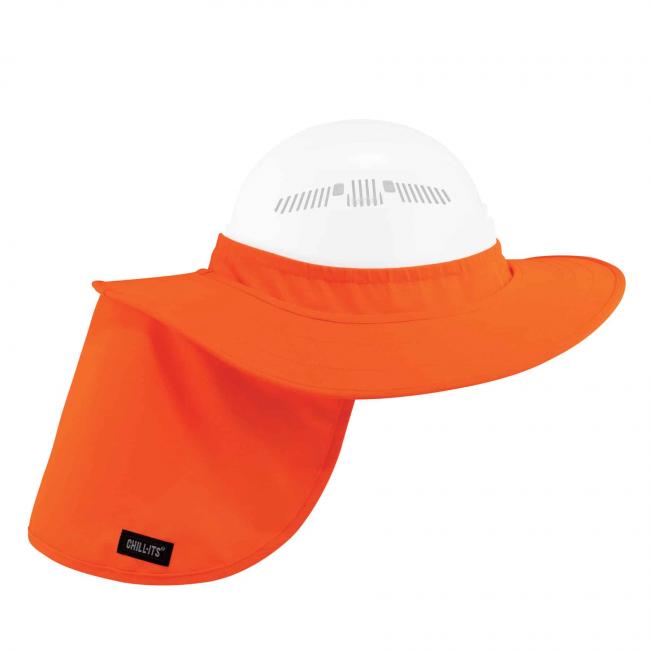 Ergodyne Chill-Its 6660 Hard Hat Brim with Neck Shade from Columbia Safety