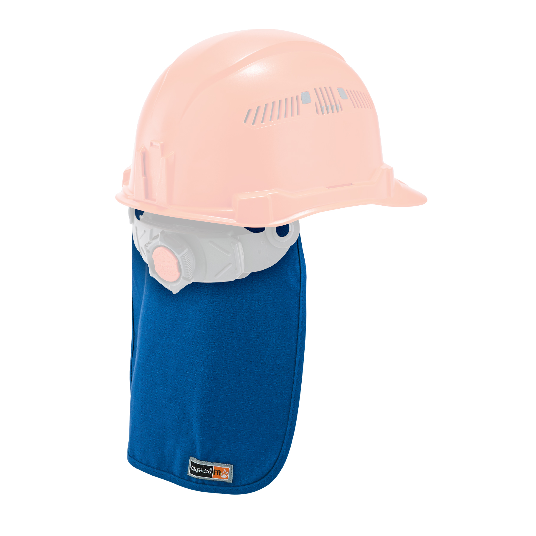 Ergodyne Chill-Its 6717FR Evaporative Cooling FR Hard Hat Liner Pad and Neck Shade from Columbia Safety