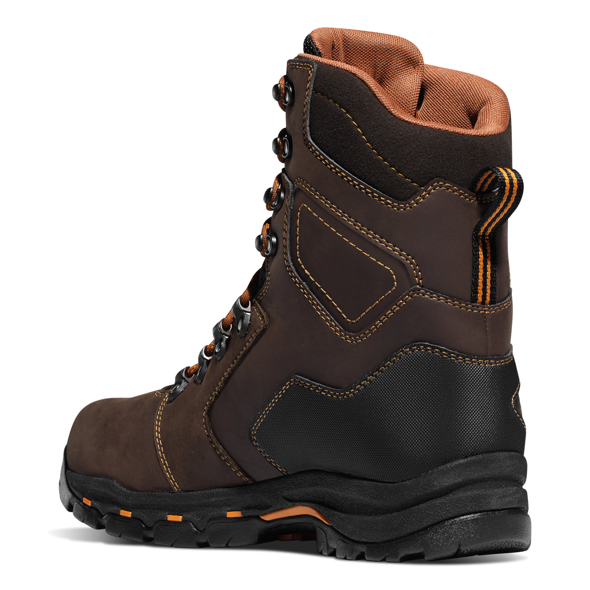 Danner Men's Vicious 8 Inch Work Boots with Composite Toe (Brown) from Columbia Safety