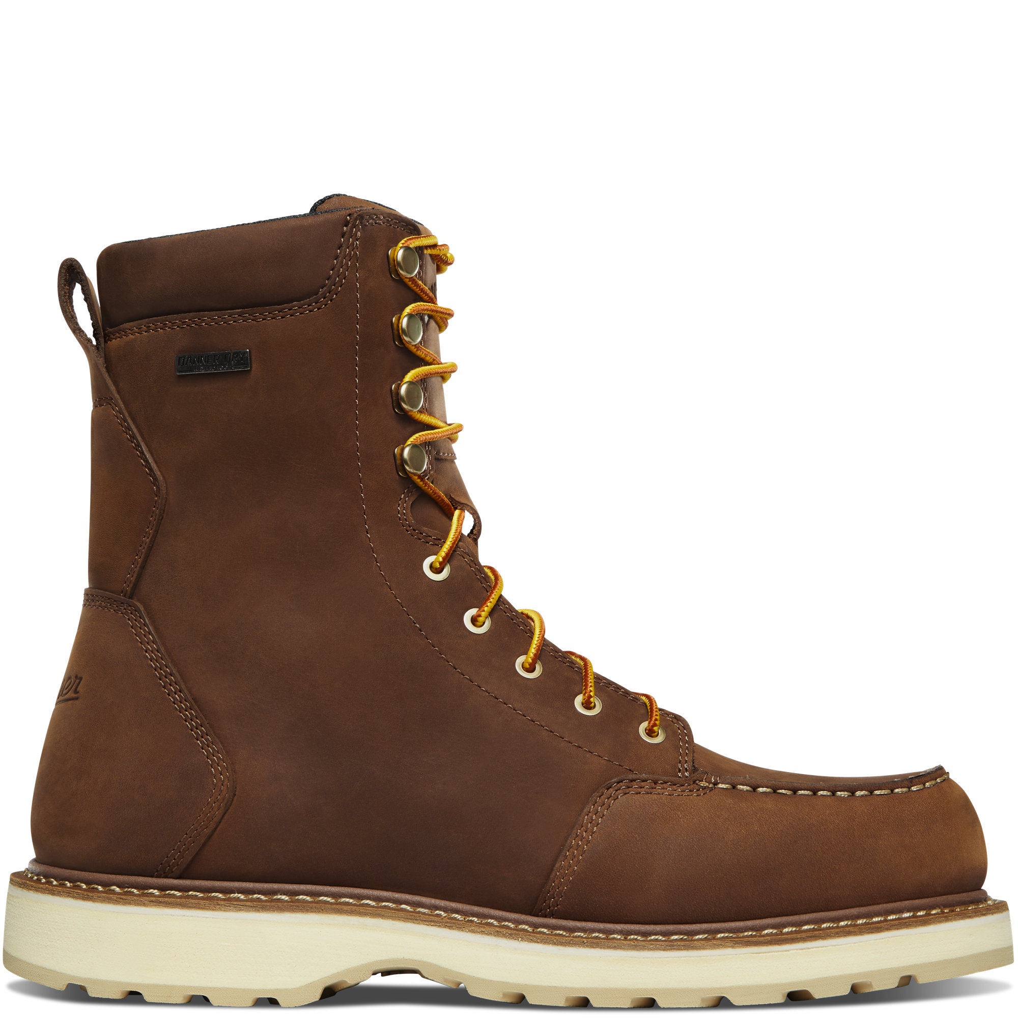 Danner Cedar River 8 Inch Brown Work Boots with Aluminum Toe from Columbia Safety