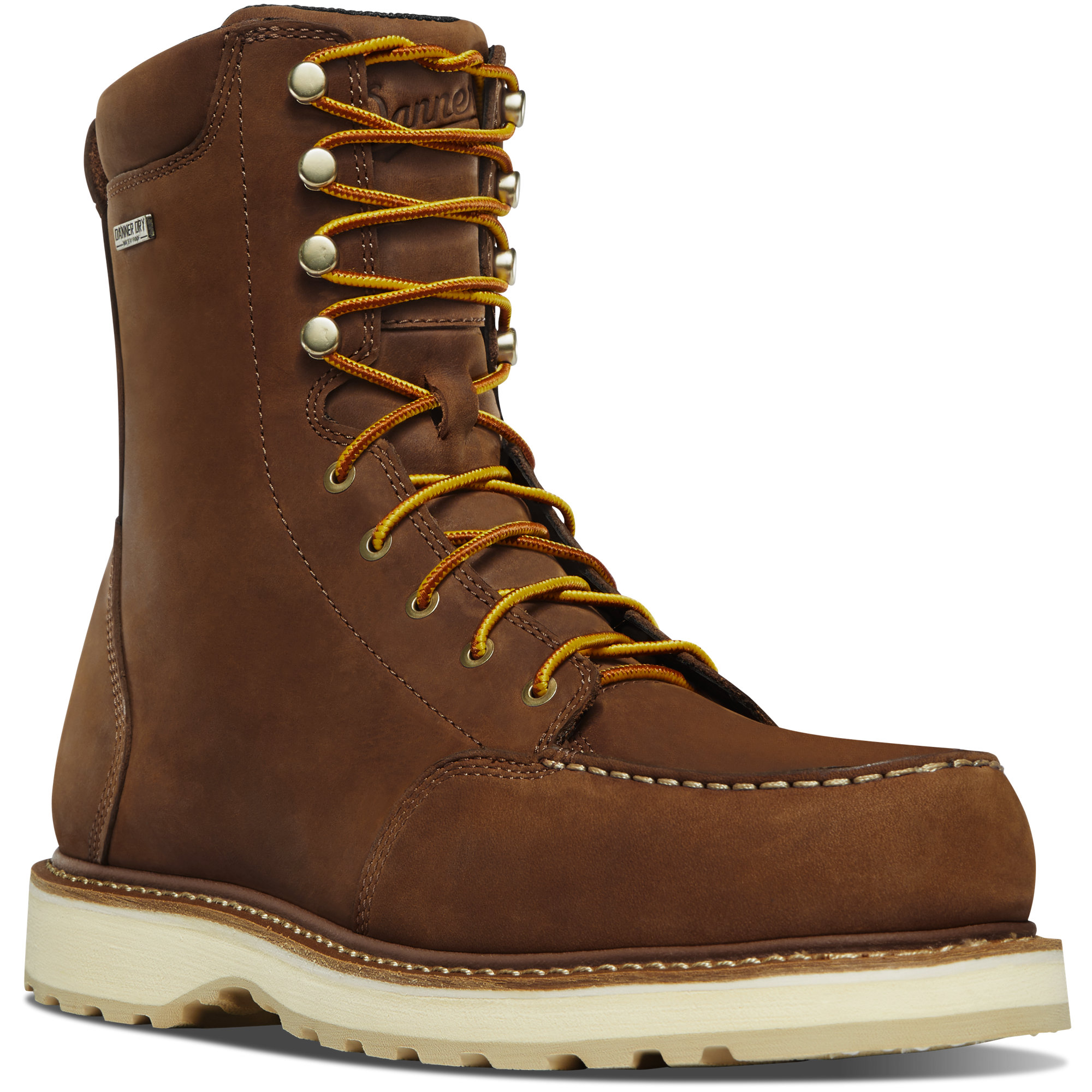 Danner Cedar River 8 Inch Brown Work Boots with Aluminum Toe from Columbia Safety