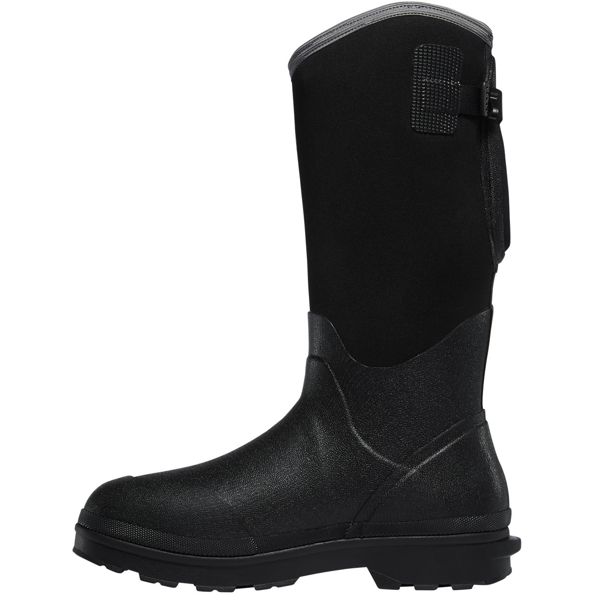 Lacrosse Alpha Range Black 5.0mm Rubber Work Boots with Composite Toe from Columbia Safety