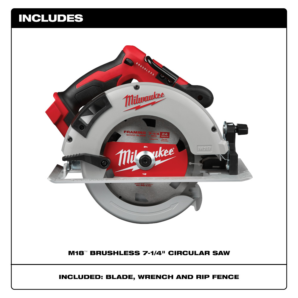 Milwaukee M18 Brushless Cordless Circular Saw from Columbia Safety