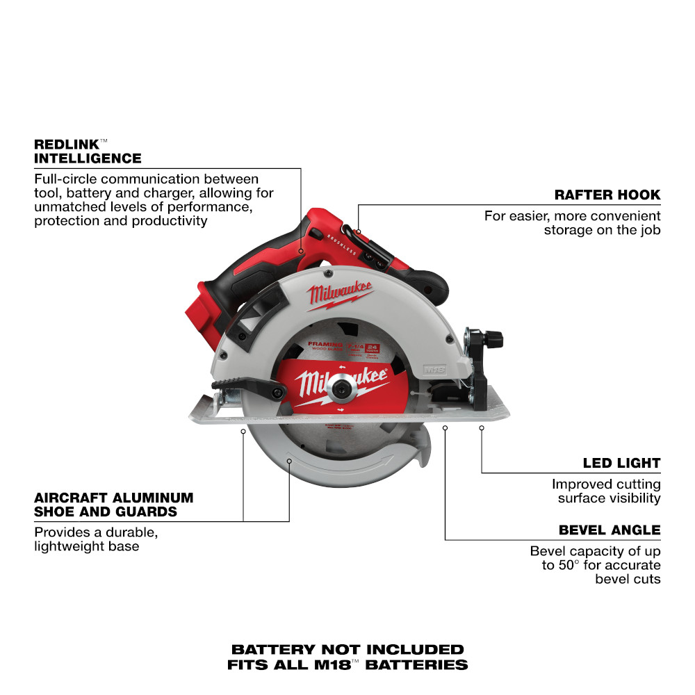 Milwaukee M18 Brushless Cordless Circular Saw from Columbia Safety