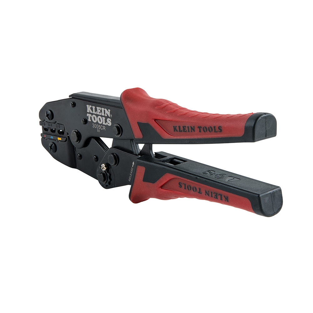 Klein Tools 10-22 AWG Insulated Terminals Ratcheting Crimper from Columbia Safety