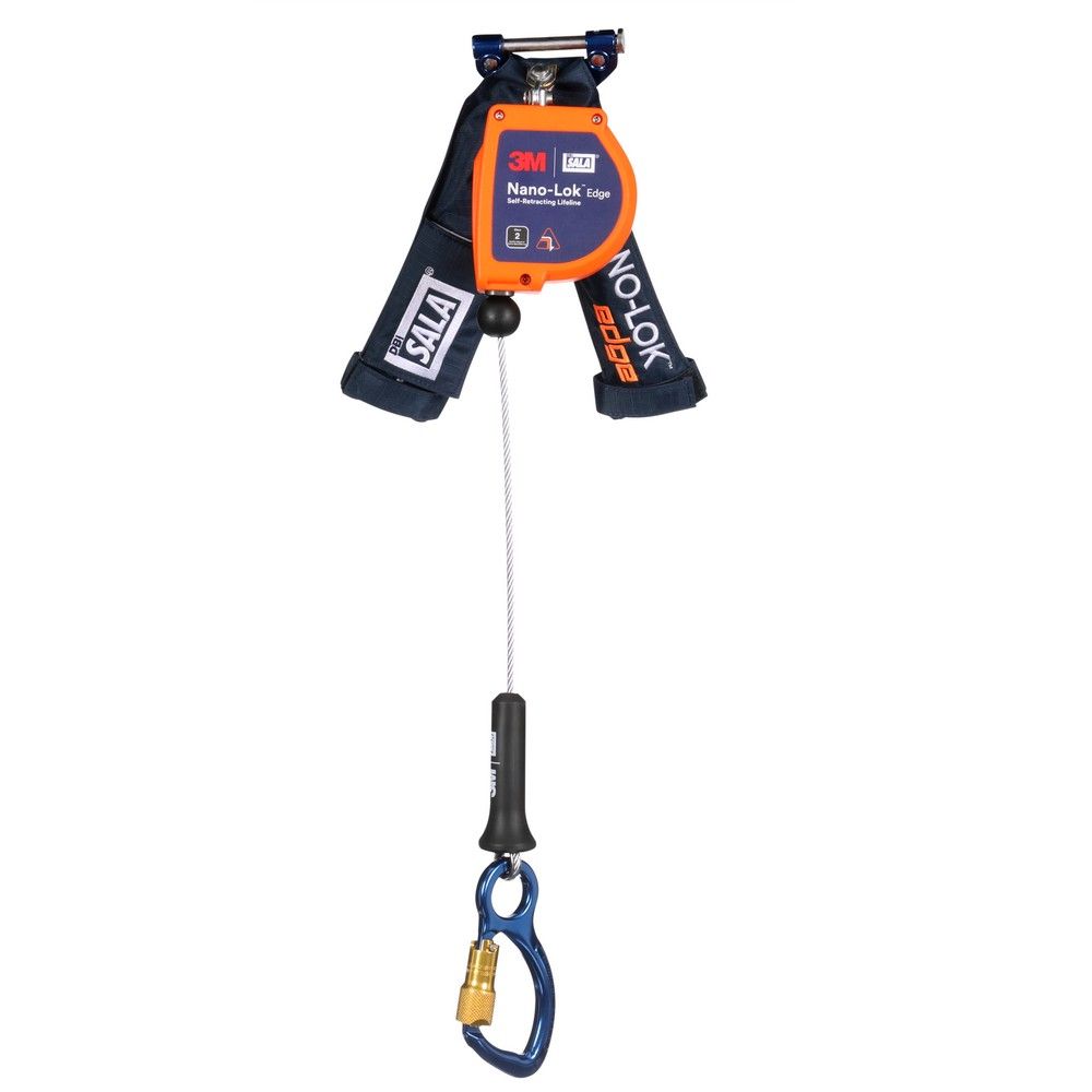 3M™ DBI-SALA® Nano-Lok™ edge Personal Self-Retracting Lifeline 3500289, Galvanized Cable, 8 ft from Columbia Safety