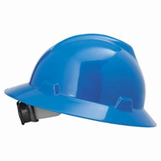 MSA V-Gard Protective Full Brim Hard Hat with Fas-Trac Ratchet Suspension from Columbia Safety