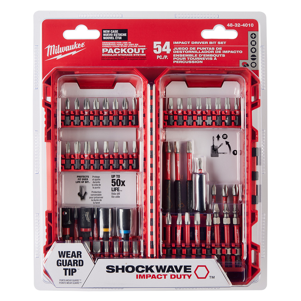 Milwaukee SHOCKWAVE Impact Duty Driver Bit Set - 54 Pieces from Columbia Safety