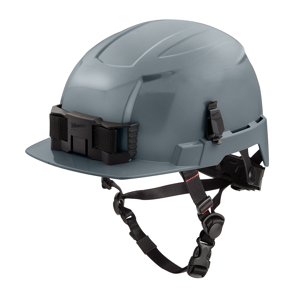 Milwaukee Type 2 Front Brim Safety Helmet with BOLT Accessory Clips from Columbia Safety