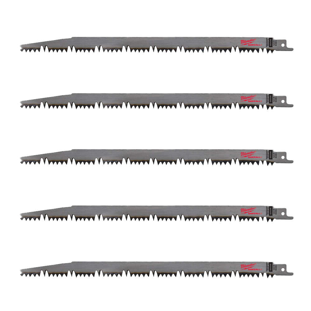 Milwaukee 5 TPI Pruning SAWZALL Blade (5 Pack) from Columbia Safety