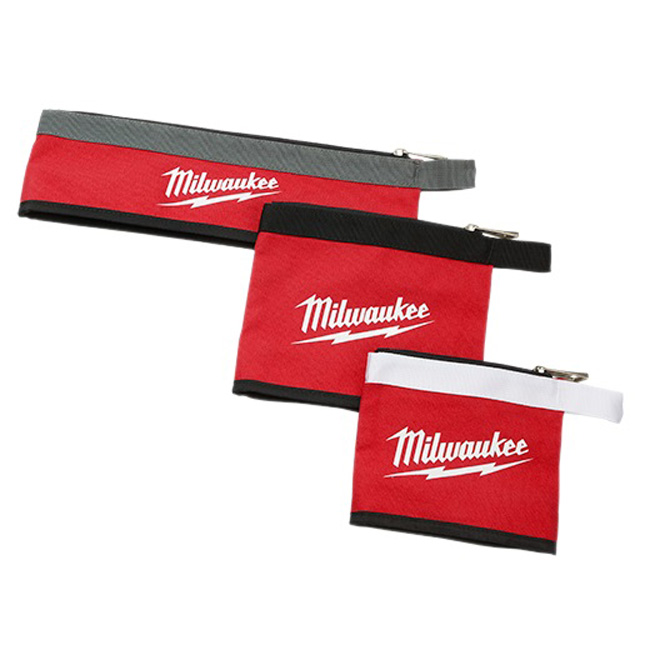 Milwaukee 3-Piece Multi-Size Zipper Pouches from Columbia Safety