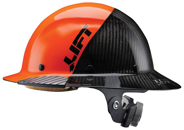 Lift Safety DAX Fifty 50 Carbon Fiber Full Brim Hard Hat from Columbia Safety