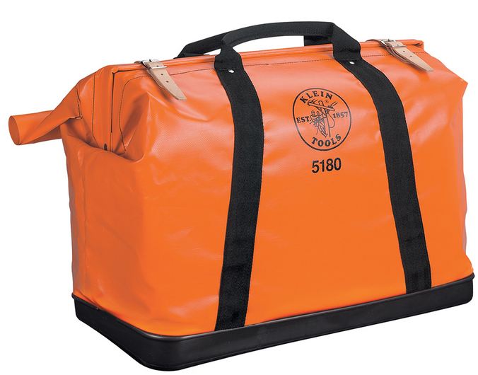 Klein Tools 5180 Extra-Large Nylon Equipment Bag from Columbia Safety