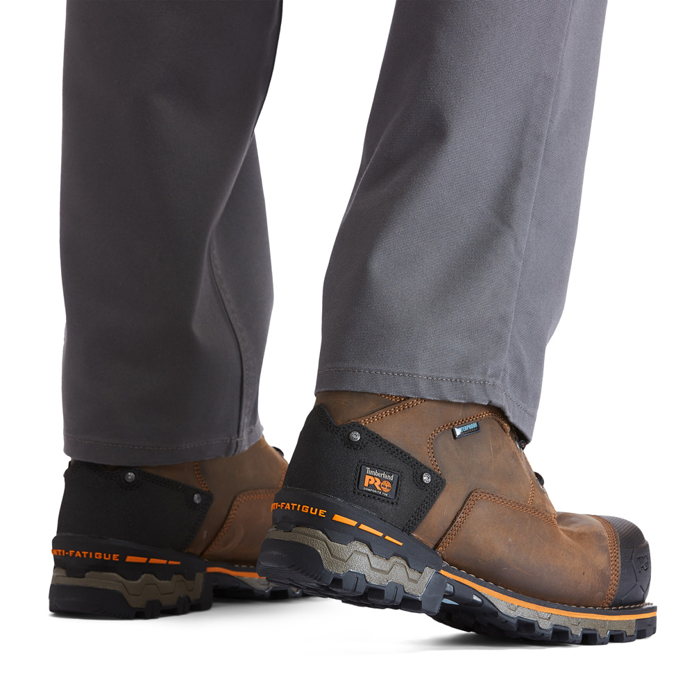 Timberland PRO Men's Boondock 6 Inch Composite Toe Waterproof Work Boots from Columbia Safety