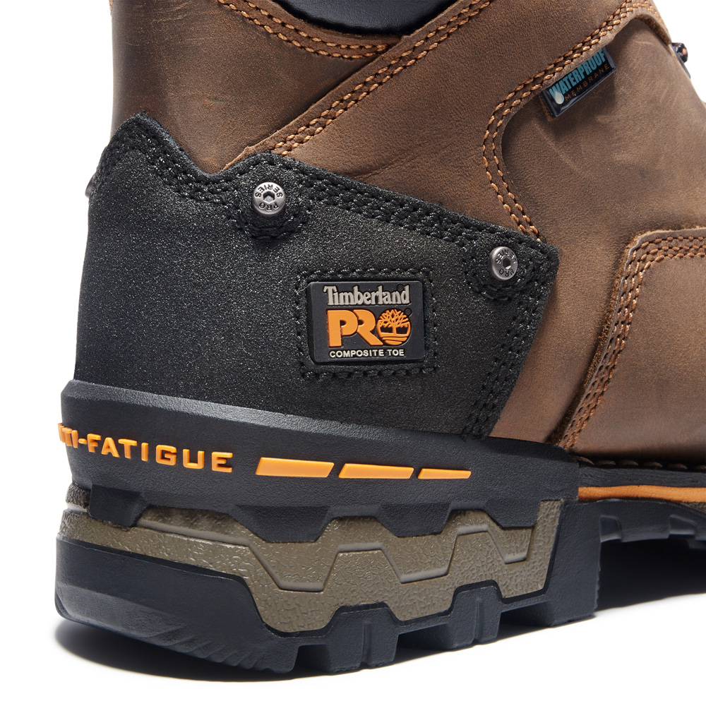 Timberland PRO Men's Boondock 6 Inch Composite Toe Waterproof Work Boots from Columbia Safety