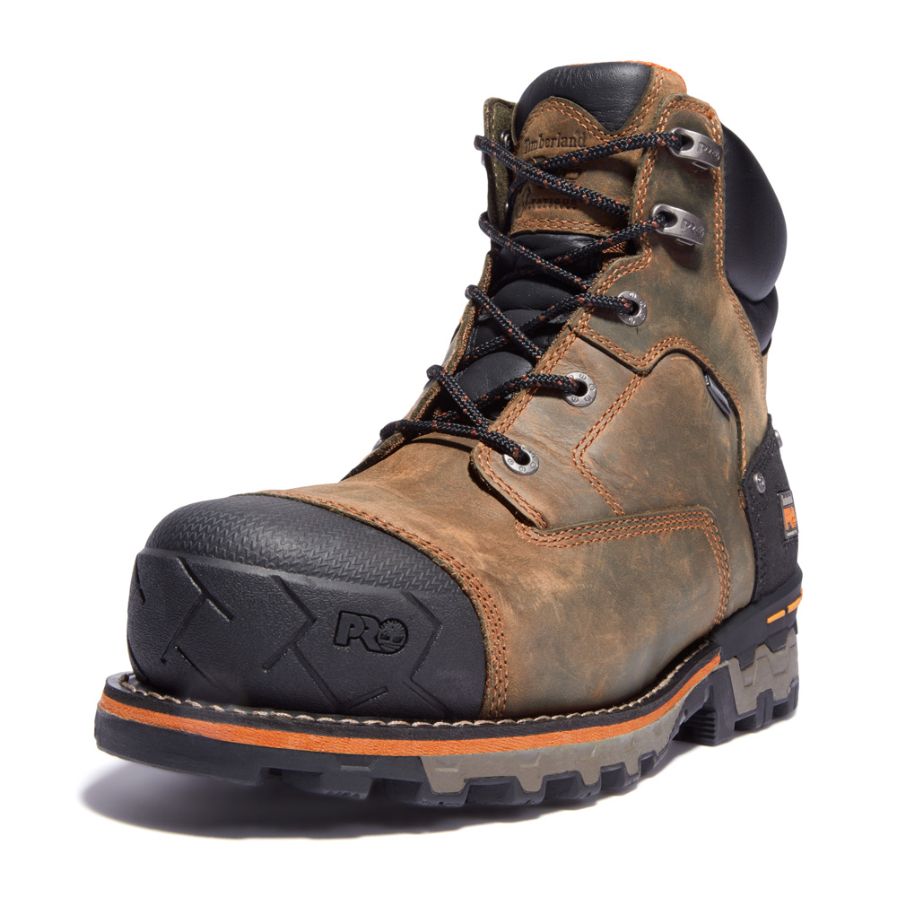 Timberland PRO Men's Boondock 6 Inch Composite Toe Waterproof Work Boots from Columbia Safety