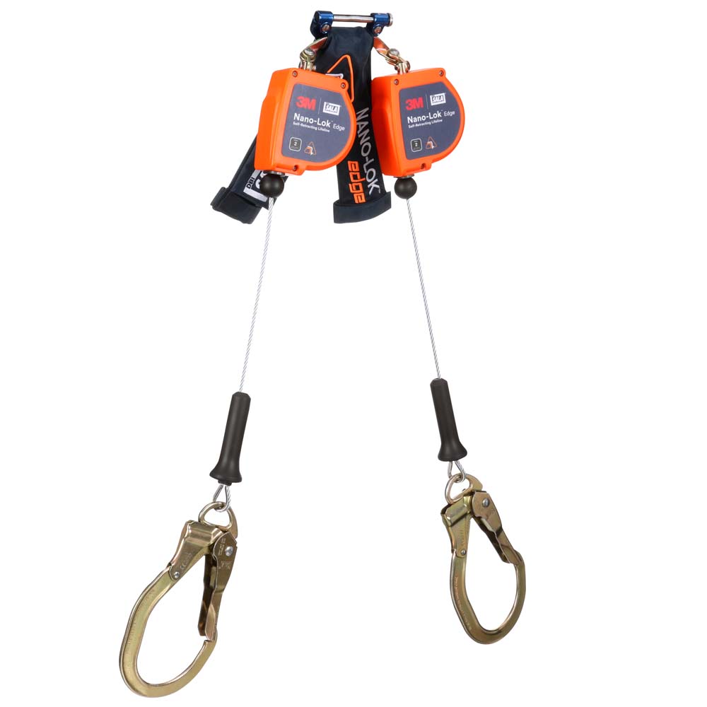 3M DBI-SALA Nano-Lok Edge Twin-Leg Personal 8-Foot Self-Retracting Lifeline from Columbia Safety