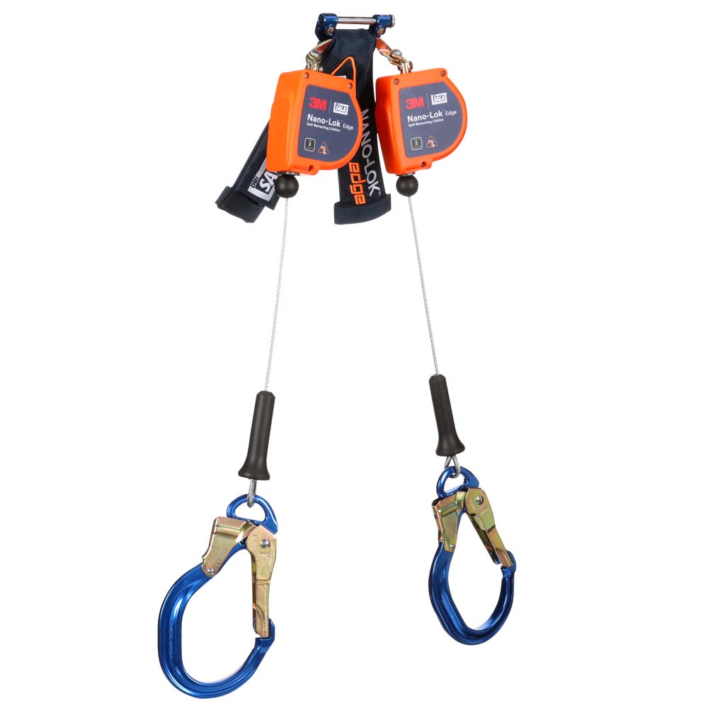 3M DBI-SALA Nano-Lok Edge Twin-Leg Personal 8-Foot Self-Retracting Lifeline from Columbia Safety