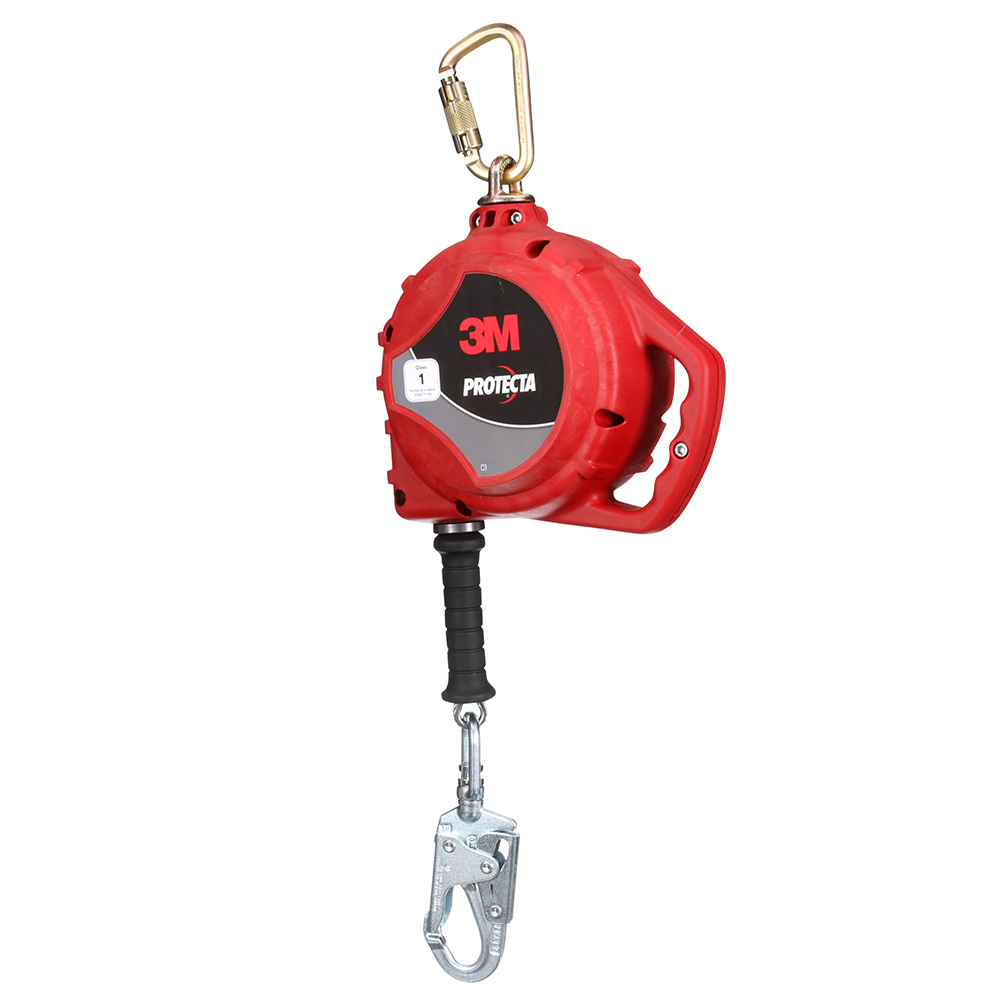 3M Protecta Self-Retracting Lifeline 3590036, Galvanized Cable, Steel Swivel Snap Hook, 33ft., Class 1, ANSI from Columbia Safety