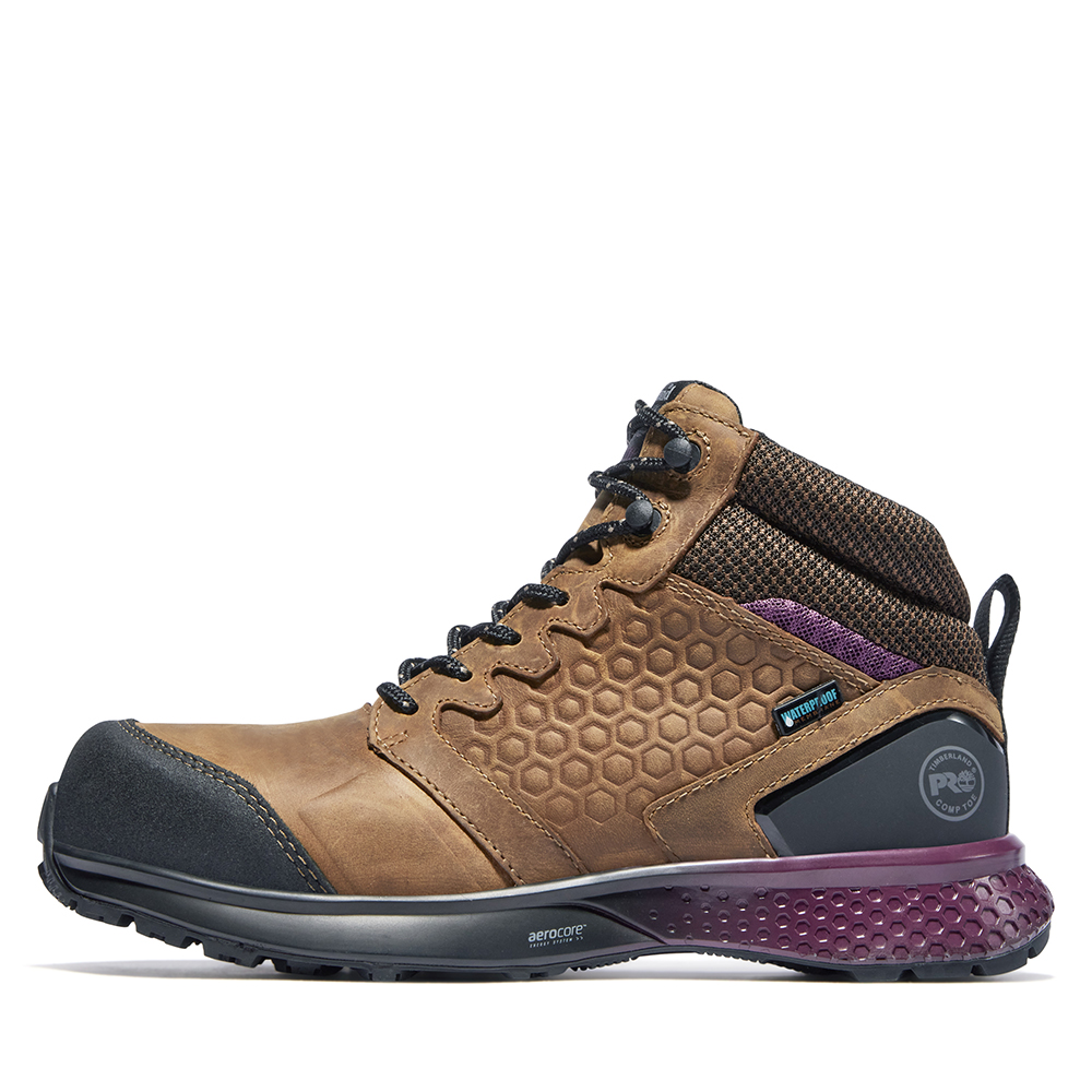 Timberland PRO Women's Reaxion Composite Toe Waterproof Work Shoes from Columbia Safety