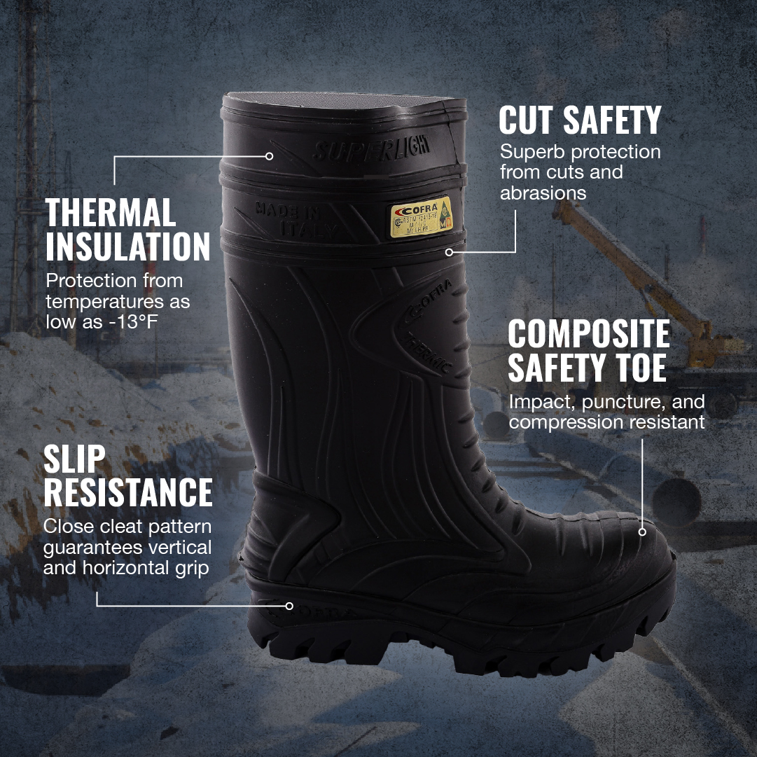 Cofra Thermic Insulated Met Guard Work Boots with Composite Toe from Columbia Safety