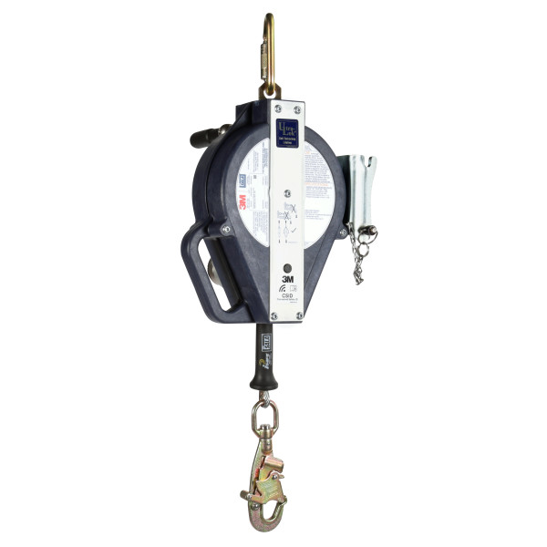 3M DBI-SALA Ultra-Lok 3-Way Retrieval Self-Retracting Lifeline with Bracket 3503886, Galvanized Cable, 50 ft from Columbia Safety