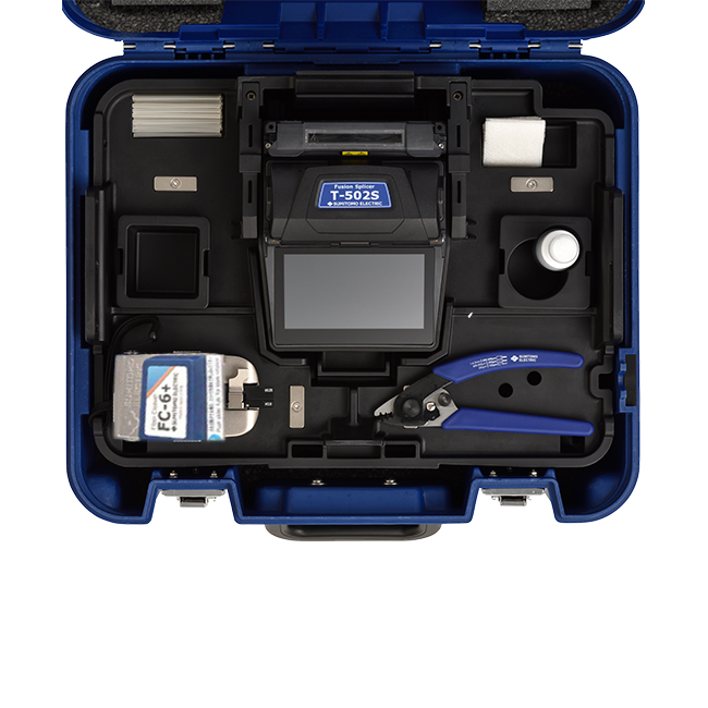 Sumitomo Electric Smart Active Clad Alignment Fusion Splicer Kit with FC-6RPlus Cleaver from Columbia Safety