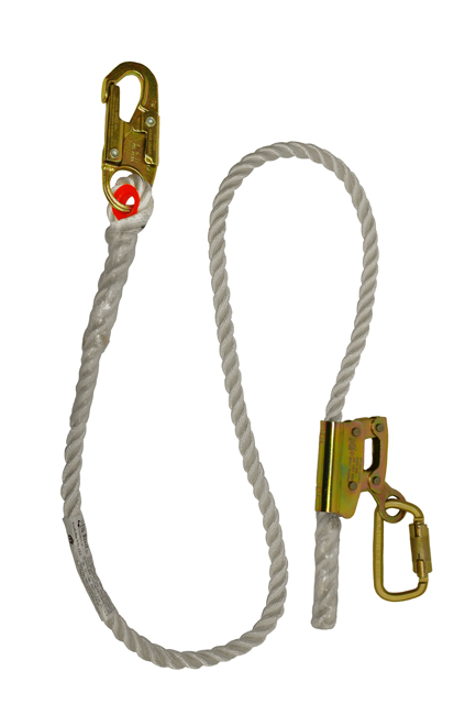 Elk River Adjustable Positioning Lanyard with Steel Snaphook from Columbia Safety