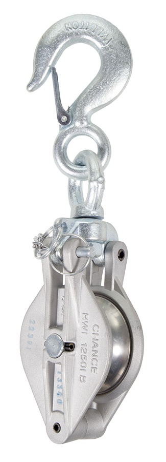 HB-22301 Hubbell Power Sytems Aluminum Top-Opening Handline Block from Columbia Safety