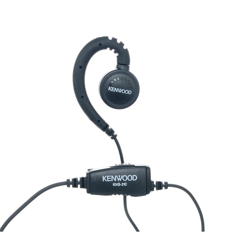 Kenwood KHS-31C C-Ring Headset with In-Line Push-to-Talk Mic from Columbia Safety