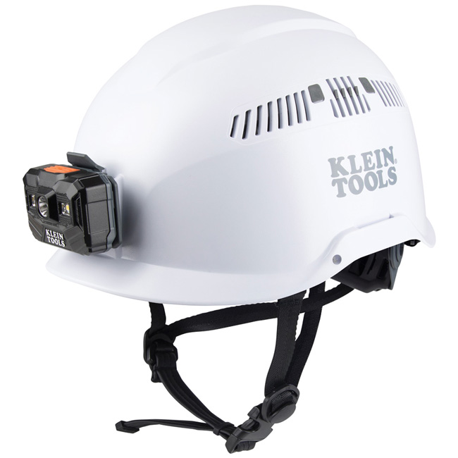 Klein Tools Safety Helmet with Headlamp from Columbia Safety