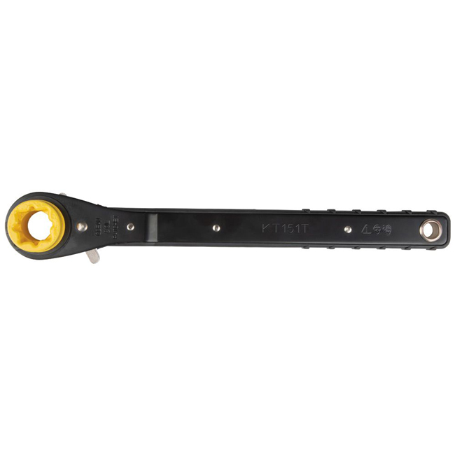 Klein Tools KT151T 4-in-1 Lineman's Ratcheting Wrench from Columbia Safety