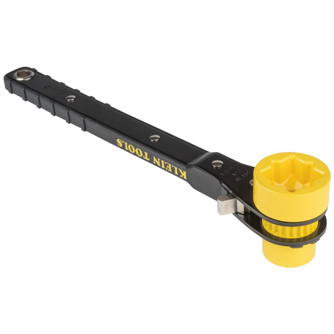 Klein Tools KT151T 4-in-1 Lineman's Ratcheting Wrench from Columbia Safety