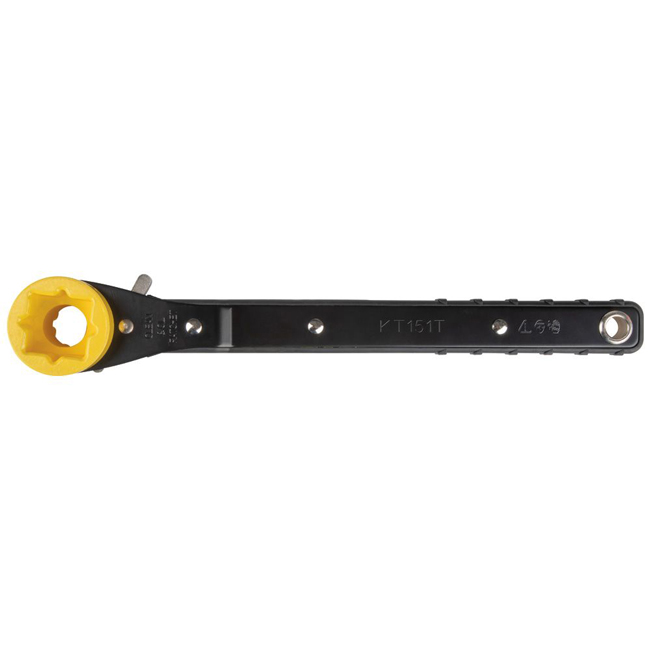 Klein Tools KT151T 4-in-1 Lineman's Ratcheting Wrench from Columbia Safety