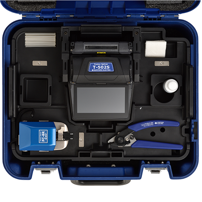 Sumitomo Electric Smart Active Clad Alignment Fusion Splicer Kit with FC-8R Cleaver from Columbia Safety