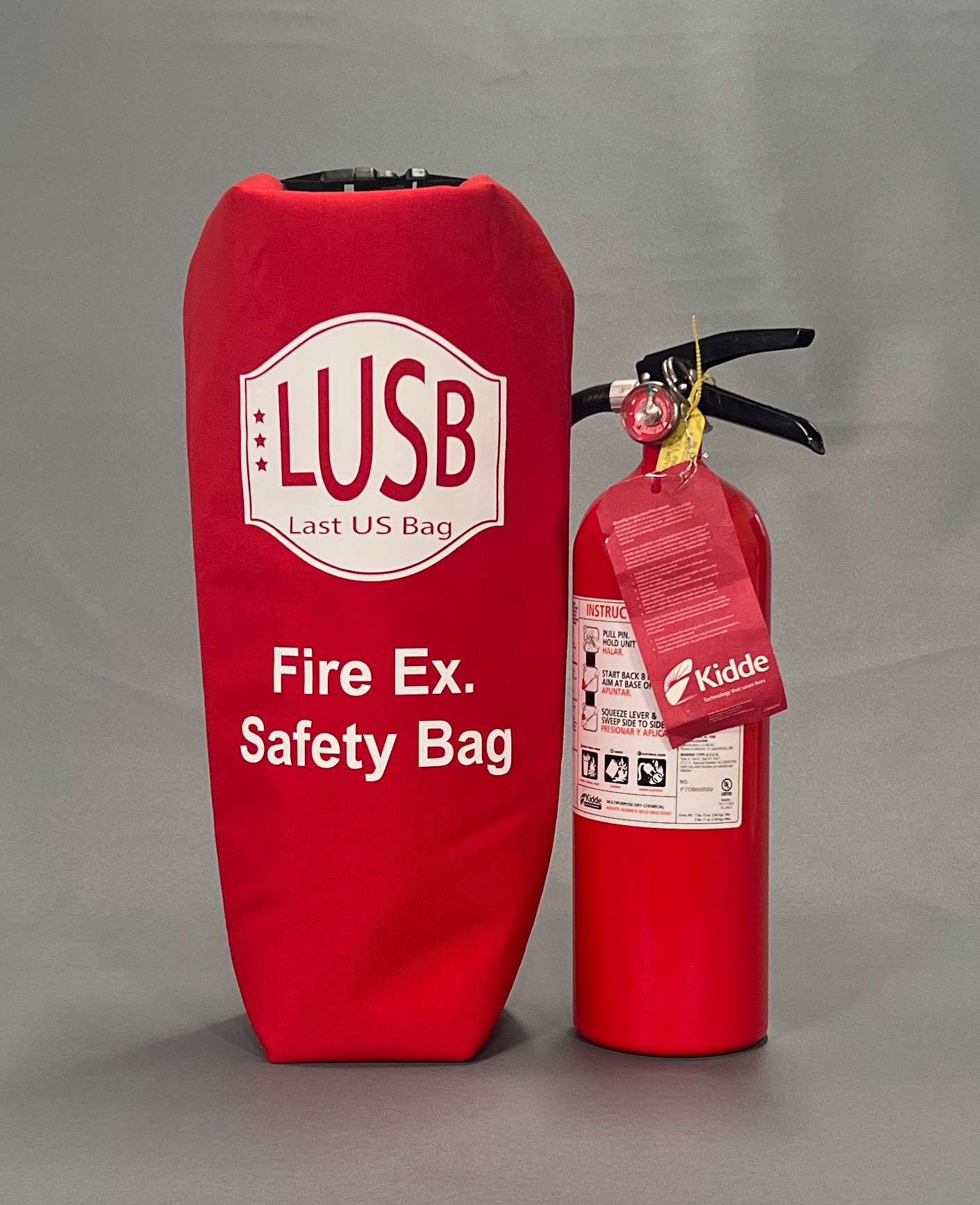 Last US Bag Fire Extinguisher Sleeve Safety Bag from Columbia Safety