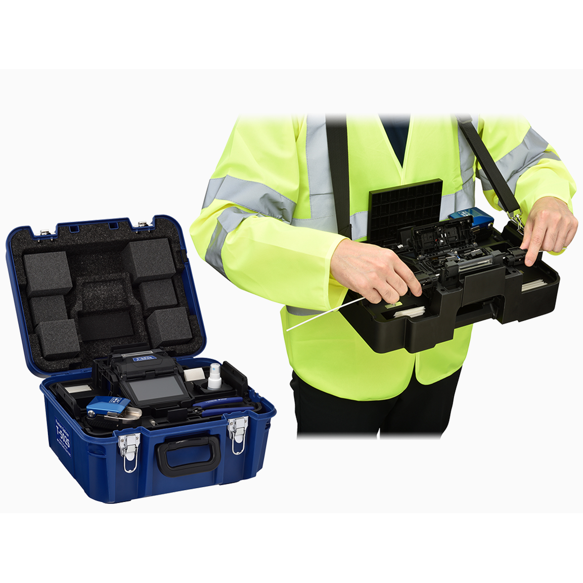 Sumitomo Electric Smart Active Clad Alignment Fusion Splicer Kit with FC-8R Cleaver from Columbia Safety