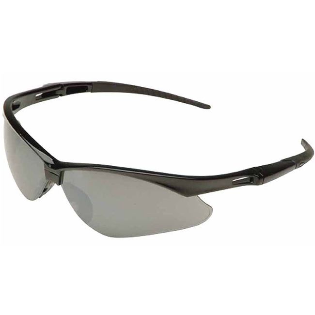 Jackson Safety V30 Nemesis Safety Glasses Black Frame with Smoke Mirror Lens from Columbia Safety