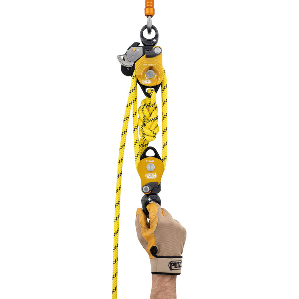 Petzl TWIN RELEASE Releasable Double Progress Haul System Capture Pulley from Columbia Safety